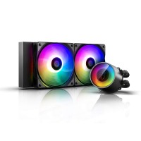 DeepCool Castle 240 RGB V2  ( Liquid Cooling Dual Fans / Support Intel and AMD CPU)